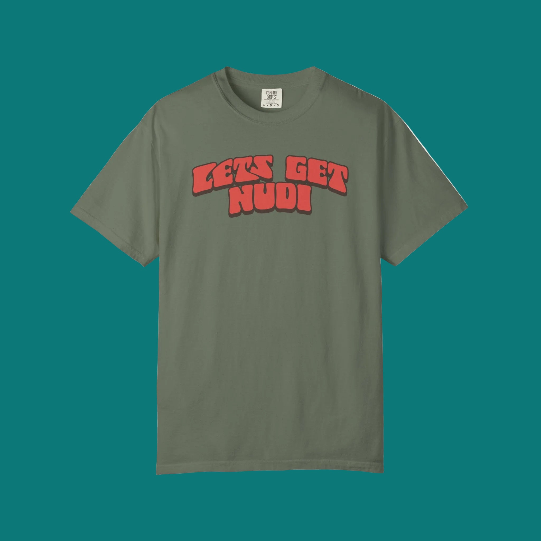 Lets Get Nudi Tee - Sounds Aquatic Design